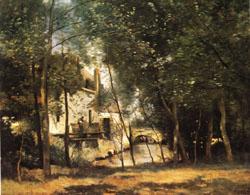 camille corot the mill of Saint-Nicolas-les-Arraz china oil painting image